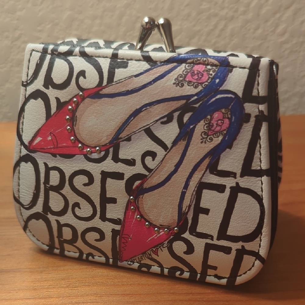 Stylish Women's Obsessed Print Coin Purse
